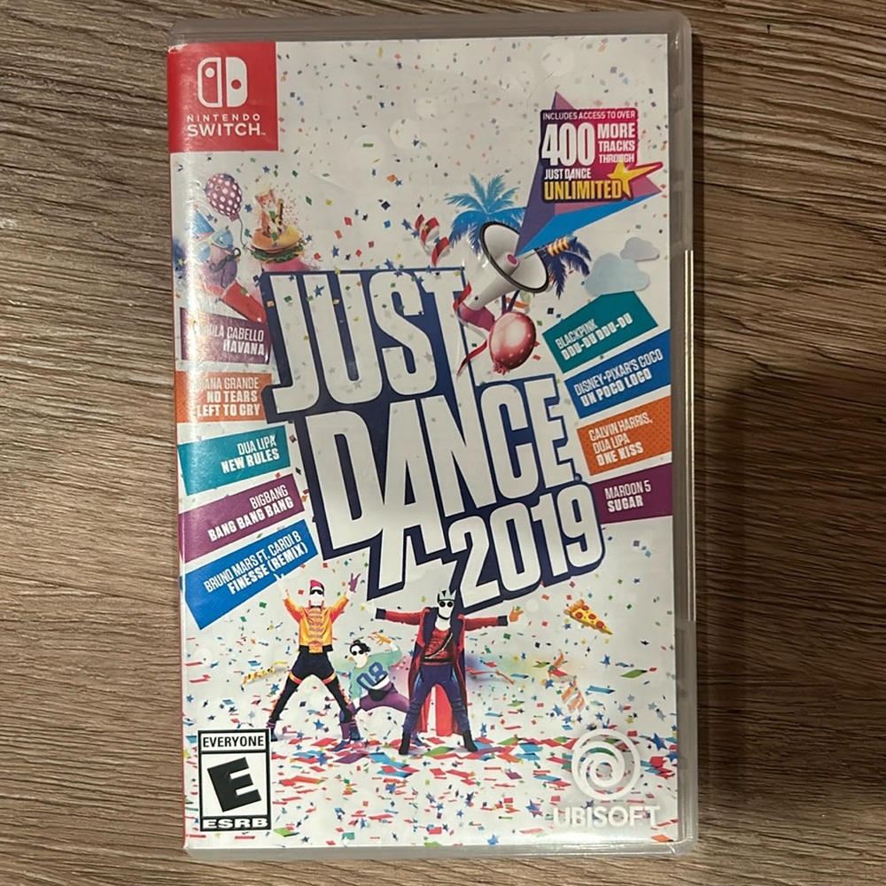 Nintendo Switch 2019 Just Dance cartridge by Ubisoft
